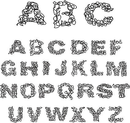 EPS 해외이미지 알파벳 영어 일러스트 텍스트 대문자 프레임 미술 타이포그라피 그래픽 단어 세트 디지털 실 엉킴 바느질 편지 수집 심볼 사인 니트 심플 손그림 타입 핸드메이드 픽셀 스타일 해외202004 해외일러스트 문자 상의 문화예술 파일형식 벡터 이미지허브