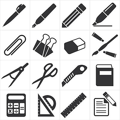 EPS 해외이미지 학생 디자인 교육 종이 과학 일러스트 졸업 학교 봉투 자 미술 사람없음 그래픽 책 노트북 세트 연필 펜 공책 칠판 페인트 계산기 공구 기록 붓 플랫 수집 심볼 사인 지우개 해외202004 해외일러스트 문화예술 문구용품 학용품 전자제품 필기구 장비 도구 파일형식 벡터 이미지허브