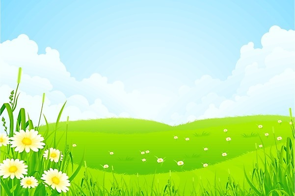 EPS 해외이미지 식물 구름 꽃 백그라운드 밭 일러스트 자연 하늘 풍경 사람없음 야외 초록색 여름 파란색 환경 봄 땅 언덕 장면 내추럴 캐모마일 수평선 해외202004 해외일러스트 자연요소 계절 컬러 농업 허브 생태계 파일형식 벡터 이미지허브