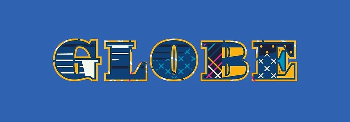 EPS 해외이미지 컨셉 일러스트 비즈니스 아이디어 미술 타이포그라피 단어 세계 글로벌 지구본 우주 행성 상업 전국 테마 해외202004 해외일러스트 문자 문화예술 파일형식 벡터 이미지허브