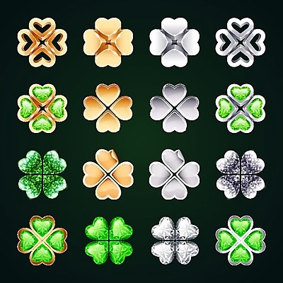 EPS 해외이미지 모양 전통 디자인 실루엣 컨셉 잎 일러스트 자연 휴가 선물 미술 장식 초록색 빛 라벨 금속 축하 4 행운 황금 고급 클로버 토끼풀 은색 보석 심볼 사인 에메랄드 광택 청동 아일랜드 우표 빛망울 해외202004 해외일러스트 식물 유럽 컬러 재질 문화예술 프레임 촬영기법 숫자 광석 생태계 파일형식 벡터 이미지허브