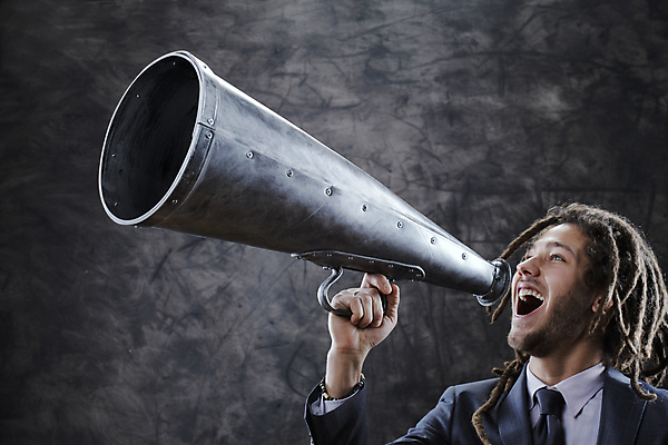 포토 JPG 해외이미지 남자 컨셉 비즈니스 넥타이 한명 성인 가로 금속 확성기 외침 비즈니스맨 그런지 성인남자만 카피스페이스 해외202004 해외포토 1 잡화 재질 사람 소리 공백 직장인 남자만 성인만 파일형식 이미지허브