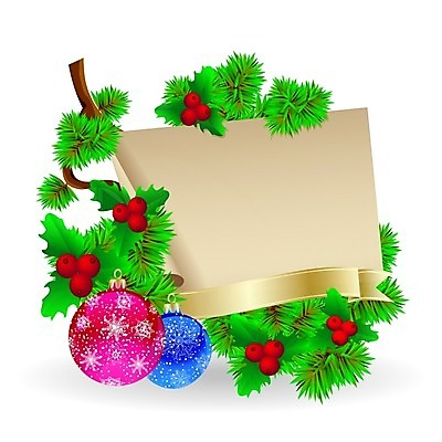 EPS 해외이미지 나무 열매 리본 종이 크리스마스 일러스트 공 휴가 장식 초록색 컬러풀 나뭇가지 인사 신용카드 구성 해외202004 해외일러스트 식물 기념일 컬러 금융 예절 파일형식 벡터 이미지허브