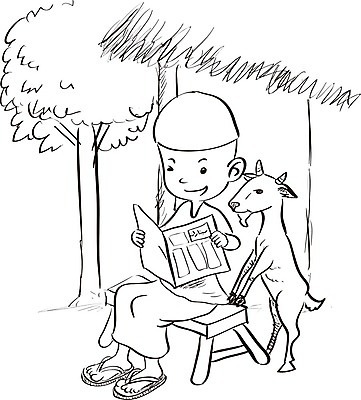 EPS 해외이미지 행복 아시아 어린이 일러스트 염소 미술 사람 앉기 동양인 소년 여러명 그래픽 책 숫자 주름 낙서 이슬람교 만화 스케치 읽기 그림 해외202004 해외일러스트 문자 남자 감정 나라 종교 다수 포유류 모션 문화예술 인종 파일형식 벡터 이미지허브