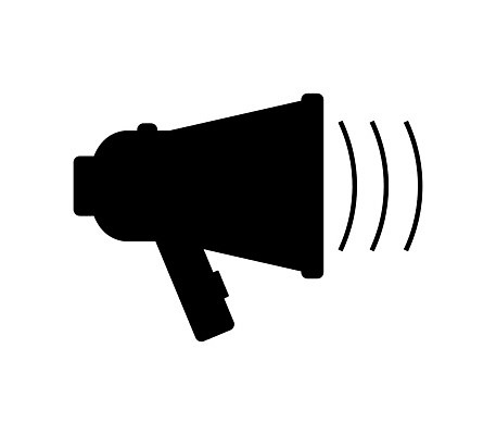 EPS 해외이미지 일러스트 말하기 경고 확성기 소리 장비 긴급 발표 메시지 볼륨 마이크 사인 오디오 방송 시끄러움 소통 경보 고립 비명 항의 해외202004 해외일러스트 음향기기 컨셉 모션 전자제품 파일형식 벡터 이미지허브