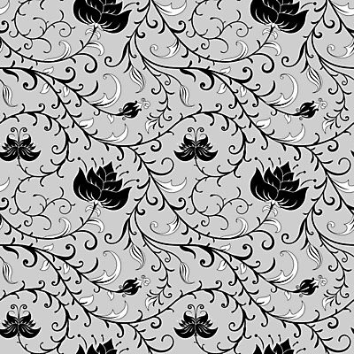 EPS 해외이미지 디자인 꽃 실루엣 꽃무늬 패턴 일러스트 벽지 회색배경 흑백 동양인 장식 유행 검은색 수확 흰색 직물 인도인 타일 질감 복고 윤곽 동쪽 엘리먼트 페이즐리 포장소품 해외202004 해외일러스트 외국인 식물 컬러 백그라운드 무늬 농업 포장 촬영기법 인종 회색 방향 오브젝트 포장재료 파일형식 벡터 이미지허브