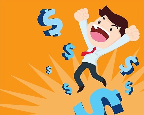 EPS 해외이미지 직업 디자인 행복 컨셉 돈 일러스트 비즈니스 성공 화살 아이디어 사람 빨간색 점프 가리킴 비즈니스맨 발표 끝 목표 만화 심볼 투자 골 마케팅 승자 해외202004 해외일러스트 남자 감정 컬러 모션 손짓 직장인 재산 파일형식 벡터 이미지허브