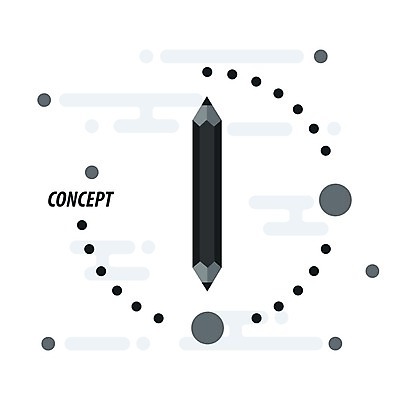 EPS 해외이미지 디자인 교육 과학 일러스트 학교 창조 사람없음 컴퓨터 연필 노란색 흰색 기록 플랫 심볼 오브젝트 사인 그림 엘리먼트 흑연 해외202004 해외일러스트 컬러 학용품 전자제품 필기구 광석 파일형식 벡터 이미지허브