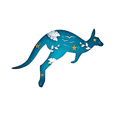 EPS 해외이미지 모양 동물 구름 디자인 실루엣 별 종이 야생동물 백그라운드 컨셉 일러스트 포유류 자연 하늘 추상 동물원 미술 풍경 그래픽 여름 파란색 빛 점프 검은색 흰색 호주 야간 심볼 사인 그림 종이접기 캥거루 내추럴 고립 엘리먼트 해외202004 해외일러스트 자연요소 계절 컬러 무늬 모션 문화예술 촬영기법 오세아니아 생태계 접기 파일형식 벡터 이미지허브
