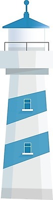 EPS 해외이미지 여행 백그라운드 일러스트 등대 파란색 빛 흰색 플랫 신호등 만화 심볼 오브젝트 보안 애니메이션 네비게이션 고립 미니멀리스트 해외202004 해외일러스트 컬러 안전 파일형식 벡터 이미지허브