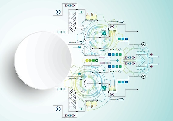 EPS 해외이미지 디자인 하늘색 일러스트 추상 사람없음 그래픽 디지털 원형 그라데이션 해외202004 해외일러스트 도형 무늬 파란색 파일형식 벡터 이미지허브