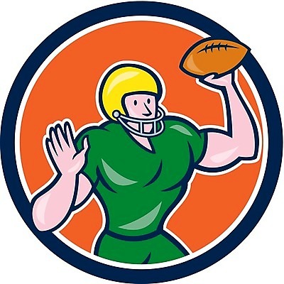 EPS 해외이미지 남자 스포츠 일러스트 공 그래픽 럭비 미식축구 축구 원형 던지기 수화기 복고 고립 쿼터백 해외202004 해외일러스트 도형 모션 사람 구기 전화기 파일형식 벡터 이미지허브