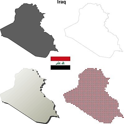 EPS 해외이미지 실루엣 백그라운드 지도 일러스트 중동 공백 사막 경계선 깃발 윤곽 영토 모자이크 고립 이라크 디테일 해외202004 해외일러스트 나라 선 촬영기법 경계 파일형식 벡터 이미지허브