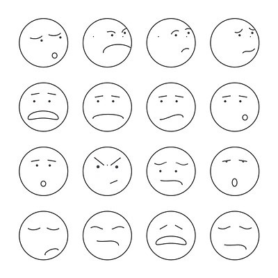 EPS 해외이미지 캐릭터 디자인 행복 감정 안경 얼굴 일러스트 미소 웃음 사람 그래픽 세트 픽토그램 선글라스 머리 검은색 침묵 분노 표현 유머 만화 혀 심볼 긍정 이모티콘 고립 캐리커처 혼란 아바타 해외202004 해외일러스트 일러캐릭터 잡화 컬러 컨셉 표정 신체부위 소리 입 그림 파일형식 벡터 이미지허브