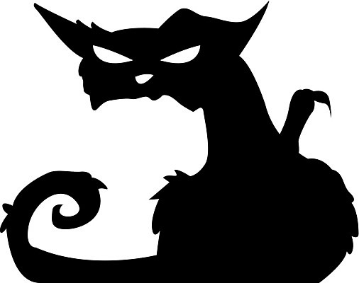 EPS 해외이미지 동물 디자인 실루엣 일러스트 미래 새로움 미술 그래픽 장식 반려동물 검은색 고양이 어둠 할로윈 분노 마법사 신비 마녀 나쁜 스타일 해외202004 해외일러스트 감정 컬러 컨셉 포유류 문화예술 촬영기법 파일형식 벡터 이미지허브