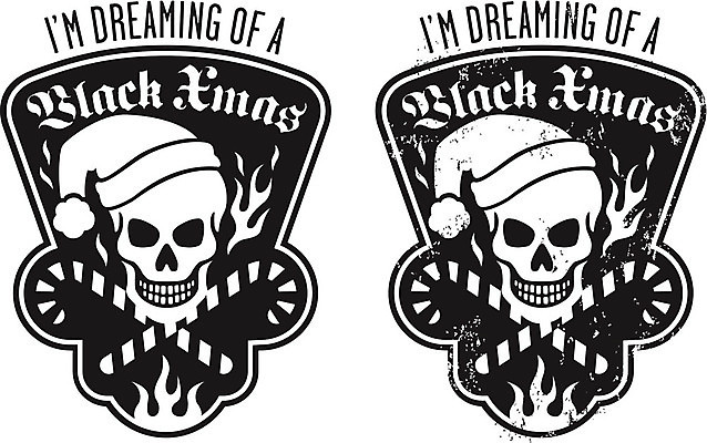 EPS 해외이미지 크리스마스 일러스트 산타모자 불 휴가 뼈 검은색 꿈 심볼 그런지 해골모형 해외202004 해외일러스트 자연요소 모자_잡화 기념일 컬러 모형 파일형식 벡터 이미지허브