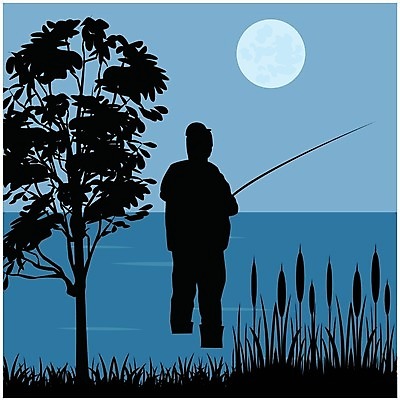 EPS 해외이미지 나무 실루엣 호수 일러스트 자연 하늘 낚시 사람 풍경 취미 물 강 새벽 달 저녁 허브 낚시꾼 미끼 민물 수평선 해외202004 해외일러스트 자연요소 식물 레저 촬영기법 야간 생태계 파일형식 벡터 이미지허브