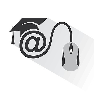 EPS 해외이미지 교육 일러스트 학사모 졸업 사람없음 마우스 골뱅이기호 온라인강의 해외202004 해외일러스트 모자_잡화 기호 컴퓨터용품 강의 파일형식 벡터 언택트 이미지허브