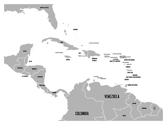 EPS 해외이미지 바다 섬 지도 일러스트 멕시코 지구본 라벨 미국 회색 흰색 이름 중앙아메리카 콜롬비아 그늘 땅 영토 지형 지역 쿠바 남쪽 바하마 식민지 자메이카 지도책 지리 코스타리카 파나마 해외202004 해외일러스트 컬러 북아메리카 프레임 아메리카 책 남아메리카 방향 파일형식 벡터 이미지허브