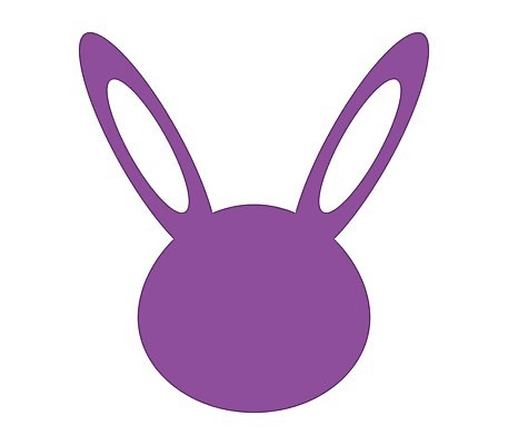 EPS 해외이미지 모양 실루엣 일러스트 사람없음 보라색 토끼 해외202004 해외일러스트 컬러 포유류 촬영기법 반려동물 파일형식 벡터 이미지허브