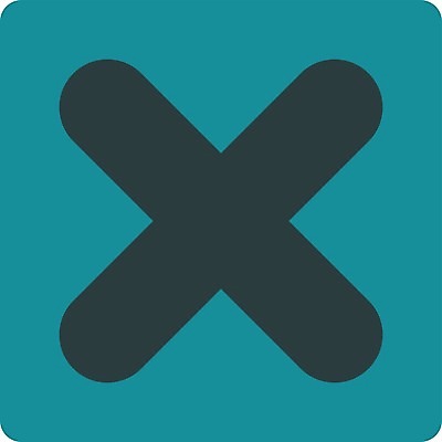 알파벳 컬러 파일형식 벡터 사람없음 픽토그램 청록색 경고 금지 X EPS 해외이미지 일러스트 해외202004 해외일러스트 이미지허브