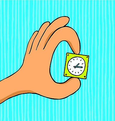 EPS 해외이미지 손 시계 컨셉 일러스트 손가락 아이디어 잡기 시간 만화 속도 타이머 해외202004 해외일러스트 모션 신체부위 파일형식 벡터 이미지허브