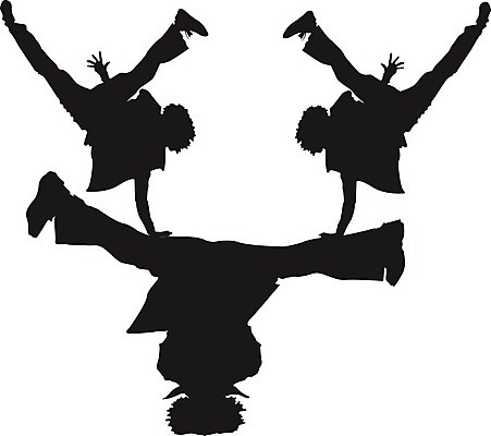 EPS 해외이미지 전신 실루엣 일러스트 힙합 사람 세명 댄서 비보이 해외202004 해외일러스트 직업 음악 촬영기법 춤 파일형식 벡터 이미지허브