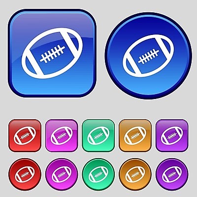 EPS 해외이미지 스포츠 일러스트 공 그래픽 럭비 축구 경쟁 장비 게임 심볼 오브젝트 사인 골 해외202004 해외일러스트 컨셉 놀이 구기 파일형식 벡터 이미지허브