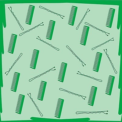 EPS 해외이미지 전통 헤어스타일 디자인 여자 백그라운드 패턴 일러스트 장식 유행 금속 장비 붓 화려 고급 인쇄 돌봄 스타일 해외202004 해외일러스트 컨셉 무늬 모션 재질 사람 파일형식 벡터 이미지허브