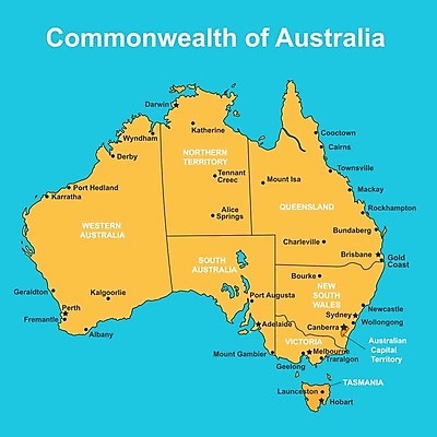 EPS 해외이미지 호수 섬 지도 일러스트 웨일즈 새로움 강 세계 그룹 호주 땅 대륙 영토 북쪽 시드니 남쪽 멜버른 분할 서쪽 지도책 지리 해외202004 해외일러스트 컨셉 영국 책 오세아니아 방향 파일형식 벡터 이미지허브