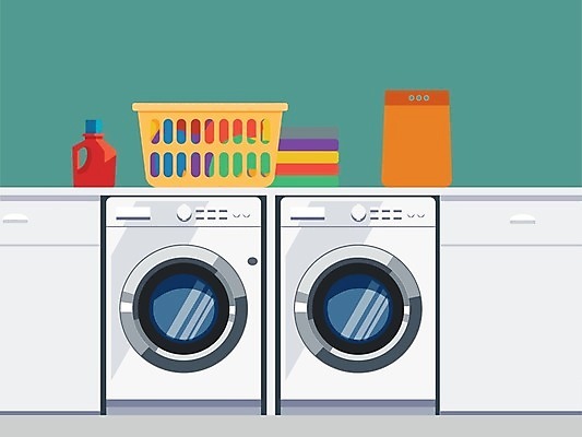 EPS 해외이미지 옷 일러스트 선반 바닥 주택 건조 실내 내부 초록색 기계 방 장비 흰색 램프 빨래 드라이어 세탁기 해외202004 해외일러스트 컬러 가구 가사 조명 건물 가전제품 미용용품 파일형식 벡터 이미지허브