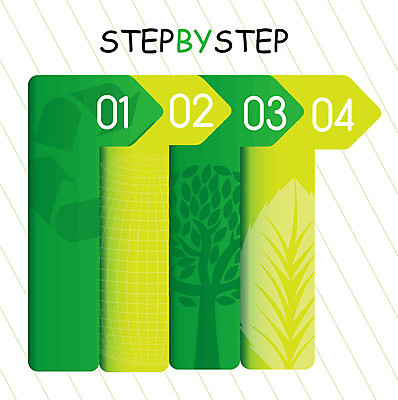 EPS 해외이미지 디자인 일러스트 비즈니스 사람없음 초록색 숫자 인포그래픽 정보 단계 순서 목차 해외202004 해외일러스트 문자 컬러 파일형식 벡터 이미지허브