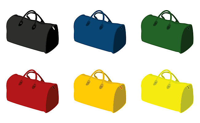 EPS 해외이미지 디자인 스포츠 가방 일러스트 미술 빨간색 초록색 노란색 상점 구매 패키지 해외202004 해외일러스트 잡화 컬러 문화예술 쇼핑 파일형식 벡터 이미지허브