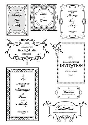 EPS 해외이미지 디자인 일러스트 프레임 사람없음 장식 빈티지 고급 우아함 바로크 빅토리아 해외202004 해외일러스트 컨셉 파일형식 벡터 이미지허브