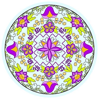 EPS 해외이미지 디자인 열매 꽃 백그라운드 꽃무늬 패턴 일러스트 벽지 추상 미술 그래픽 장식 파란색 컬러풀 나뭇가지 원형 그리기 질감 해외202004 해외일러스트 도형 나무 식물 컬러 무늬 모션 문화예술 파일형식 벡터 이미지허브