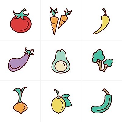 EPS 해외이미지 실루엣 음식 토마토 채소 일러스트 고추 가지 양파 오이 콩 감자 건강 마늘 세트 바구니 검은색 당근 신선 뜨거움 상품 수집 레몬 피클 팝콘 후추 아보카도 내추럴 고립 총각무 해외202004 해외일러스트 컬러 과일 곡류 뿌리채소 촬영기법 무 향신료 절임 파일형식 벡터 향미료 양념 이미지허브