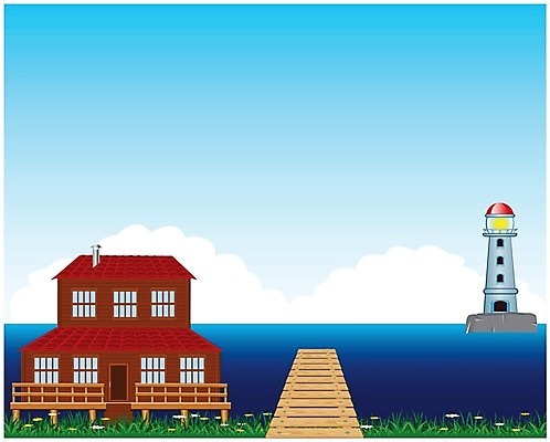 EPS 해외이미지 식물 구름 꽃 바다 밭 일러스트 창문 자연 하늘 지붕 주택 등대 풍경 물 여름 문 바위 시골 해외202004 해외일러스트 자연요소 계절 농업 건물 돌_바위 생태계 파일형식 벡터 이미지허브