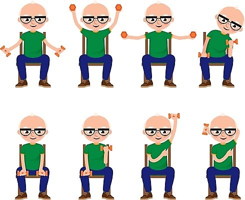 EPS 해외이미지 백인 라이프스타일 남자 행복 백그라운드 의자 일러스트 미소 앉기 성인 세트 운동 힘 아령 흰색 잡기 무게 체육관 조부모 해외202004 해외일러스트 서양인 감정 컬러 가구 가족 모션 표정 건강 사람 생활 파일형식 벡터 이미지허브