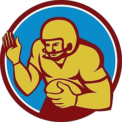 EPS 해외이미지 스포츠 일러스트 공 그래픽 럭비 미식축구 축구 원형 복고 고립 쿼터백 해외202004 해외일러스트 도형 구기 파일형식 벡터 이미지허브