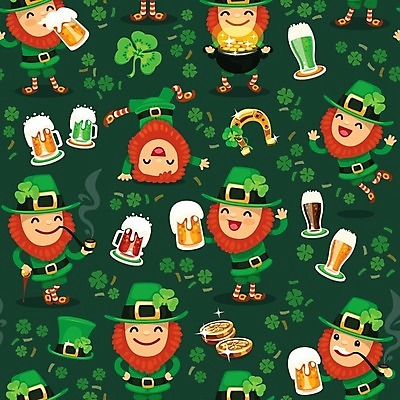 EPS 해외이미지 캐릭터 음료 백그라운드 패턴 일러스트 추상 휴가 수염 맥주 웃음 사람 초록색 빛 견본 동전 축제 거품 머그컵 축하 알코올 인사 행운 유머 황금 클로버 토끼풀 만취 심볼 질감 아일랜드 해외202004 해외일러스트 일러캐릭터 식물 감정 유럽 컬러 컨셉 돈 무늬 주류 표정 컵 예절 술취함 파일형식 벡터 이미지허브