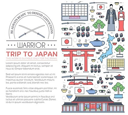 EPS 해외이미지 나무 전통 옷 아시아 문화 여행 일러스트 밥 주택 인종 건물 빨간색 초밥 궁전 벚꽃 깃발 사찰 도자기 의식 칼 차 도쿄 기모노 찻주전자 땅 복고 상승 동쪽 분재 게이샤 사무라이 전국 해외202004 해외일러스트 식물 건축물 꽃 나라 음료 음식 컬러 컨셉 고건축 종교건축 주전자 사람 일본 일본전통의상 방향 일본음식 파일형식 벡터 이미지허브