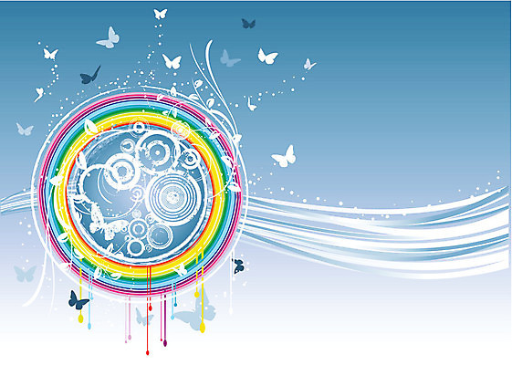 EPS 해외이미지 모양 나무 디자인 나비 꽃무늬 패턴 곡선 일러스트 상상 추상 형상 미술 그래픽 장식 거품 점 원형 화려 그림 그런지 해외202004 해외일러스트 도형 식물 꽃 선 곤충 컨셉 무늬 문화예술 파일형식 벡터 이미지허브