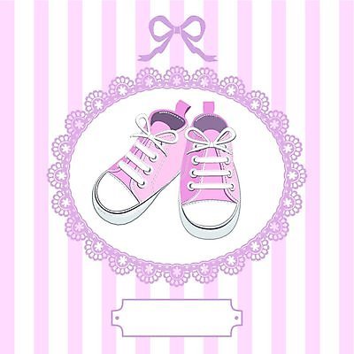 EPS 해외이미지 옷 리본 어린이 분홍색 백그라운드 신발 일러스트 프레임 달리기 걷기 줄무늬 아기 쌍 스니커즈 오브젝트 방패 양발 해외202004 해외일러스트 컬러 운동화 무늬 모션 사람 파일형식 벡터 이미지허브
