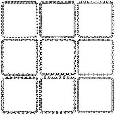 EPS 해외이미지 모양 디자인 선 백그라운드 패턴 일러스트 텍스트 프레임 미술 장식 세트 라벨 검은색 수확 흰색 9 화려 우아함 복고 정사각형 심플 엘리먼트 스타일 해외202004 해외일러스트 도형 컬러 컨셉 무늬 농업 문화예술 숫자 파일형식 벡터 이미지허브