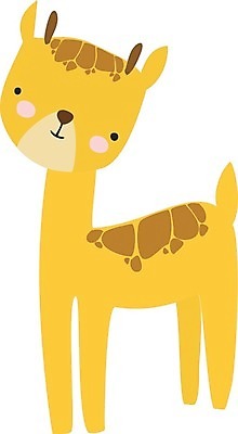 EPS 해외이미지 디자인 새끼 일러스트 사람없음 기린 해외202004 해외일러스트 동물 포유류 파일형식 벡터 이미지허브