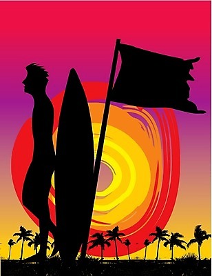 EPS 해외이미지 전신 식물 실루엣 일러스트 모션 한명 사람 성인 야자수 일몰 깃발 서핑보드 뜨거움 서핑 서퍼 성인한명만 해외202004 해외일러스트 나무 1 운동선수 촬영기법 노을 수상스포츠 보드_스포츠 성인만 파일형식 벡터 이미지허브