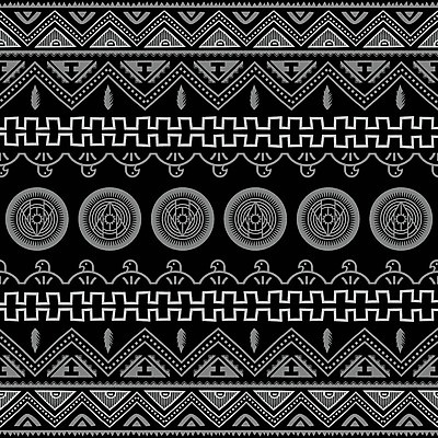 EPS 해외이미지 모양 백그라운드 패턴 일러스트 아프리카 미술 마을 검은색 어둠 회색 인디언 은색 인도인 아즈텍 해외202004 해외일러스트 외국인 나라 컬러 무늬 문화예술 아메리카 동양인 파일형식 벡터 이미지허브