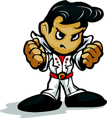 EPS 해외이미지 디자인 남자 얼굴 일러스트 머리 주먹 흰색 만화 락스타 마스코트 해외202004 해외일러스트 컬러 모션 사람 신체부위 파일형식 벡터 이미지허브