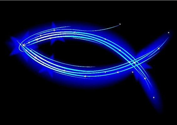 EPS 해외이미지 모양 디자인 별 기독교 종교 일러스트 불꽃 어류 파란색 검은색 예수 영혼 보호 신비 심볼 사인 신성 빛망울 광 신앙심 해외202004 해외일러스트 자연요소 컬러 컨셉 불 빛 수중동물 신_종교 파일형식 벡터 이미지허브