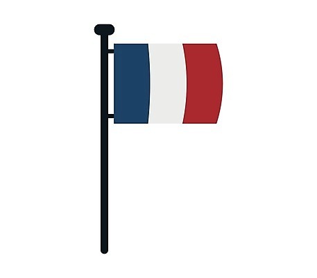 EPS 해외이미지 백그라운드 일러스트 프랑스 깃발 심볼 전국 해외202004 해외일러스트 유럽 파일형식 벡터 이미지허브